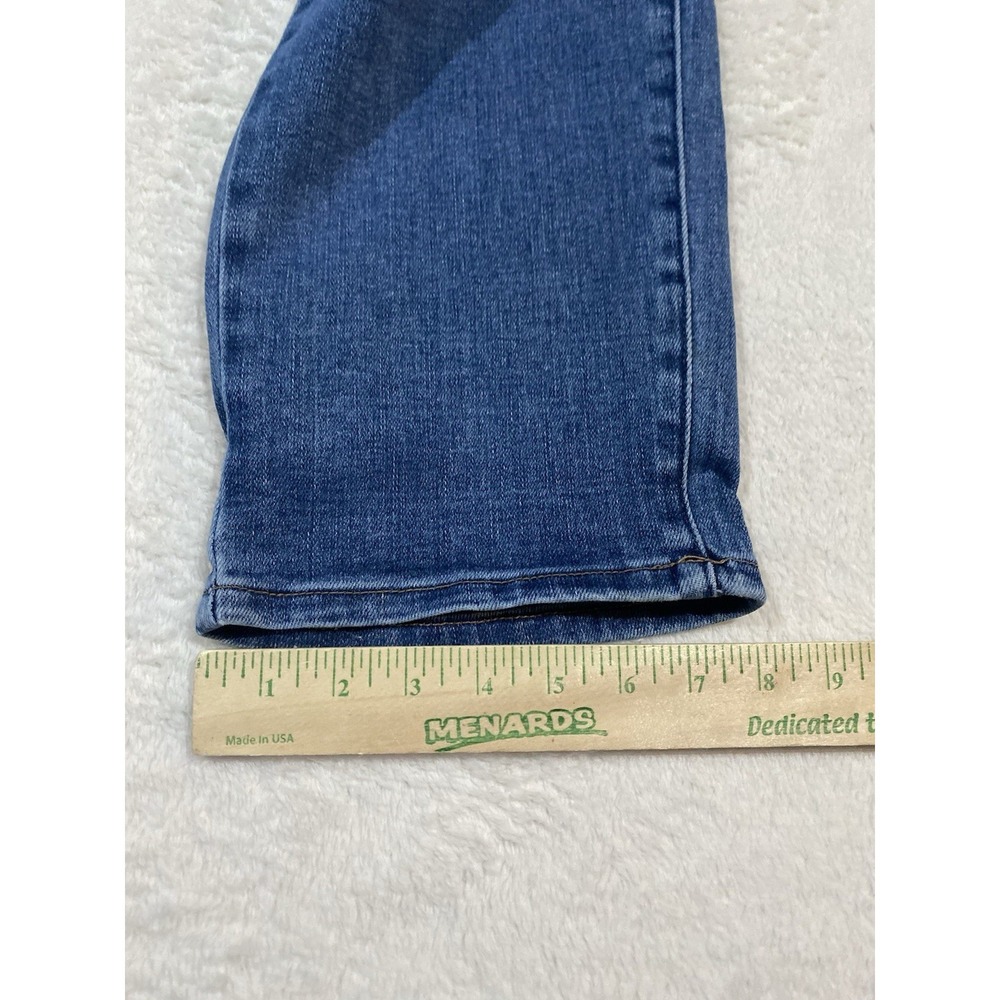 Judy Blue Mid Rise Plaid Print Cuff Boyfriend 20W Jeans 88877 - Picture 4 of 11